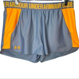Under Armour Logo Waistband Athletic Run, Walk,Workout shorts front pockets S:XL